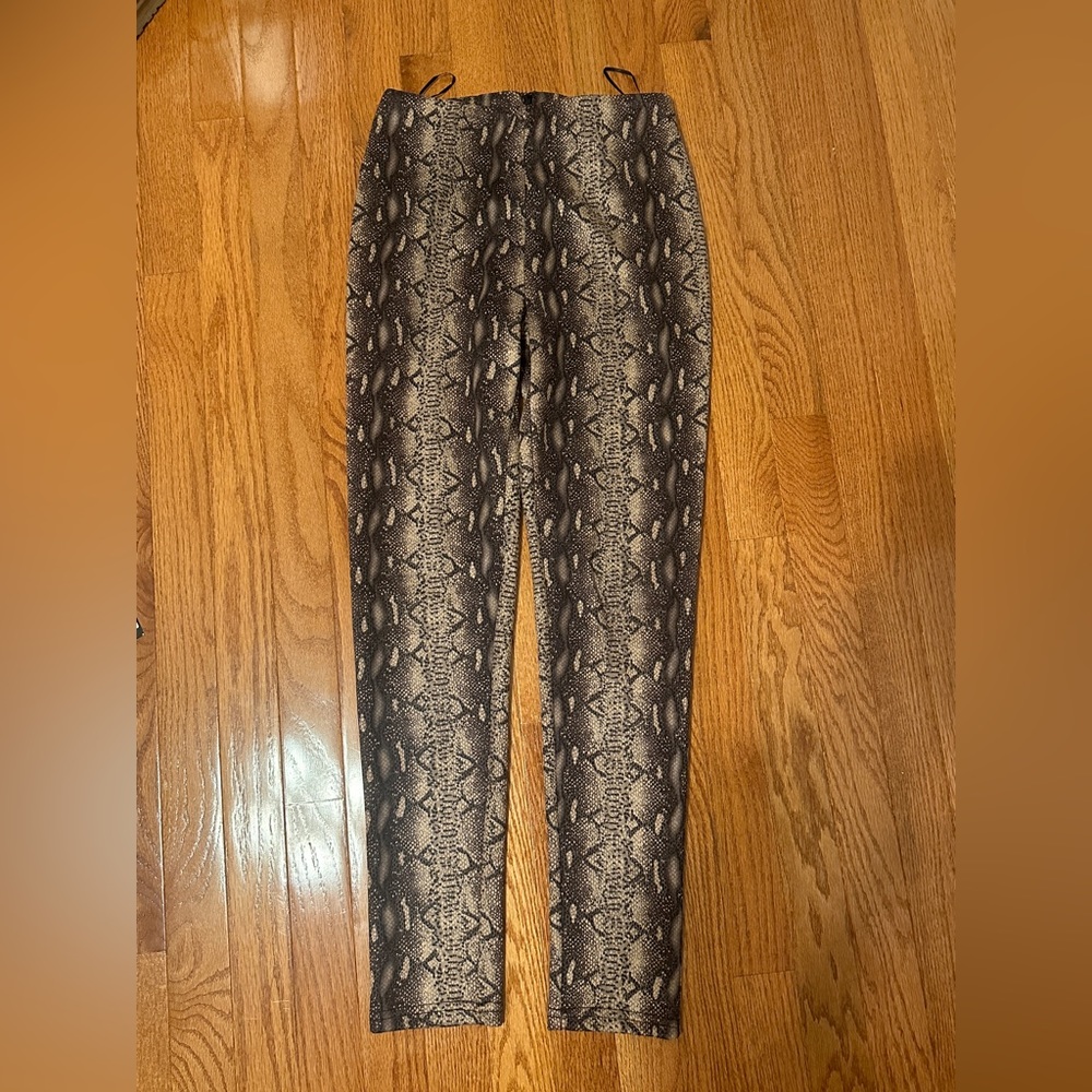 A Love Like You Brown and Blake Snakeskin Skinny  Pants